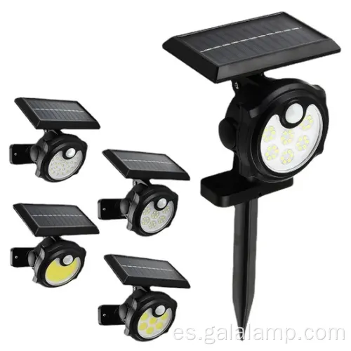 Lámpara solar de alta eficiencia al aire libre